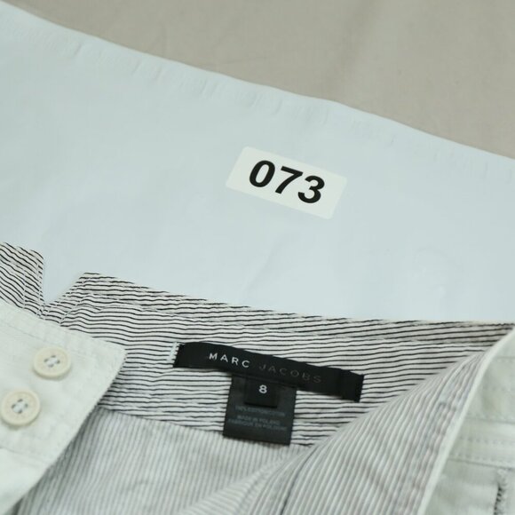 Marc Jacobs Women’s White Pants Size 8 – wide Leg Utility Pocket - Picture 4 of 12